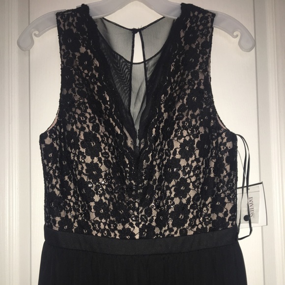 David's Bridal Dresses & Skirts - David Bridal Black Sequin Lace Dress. Never Used.